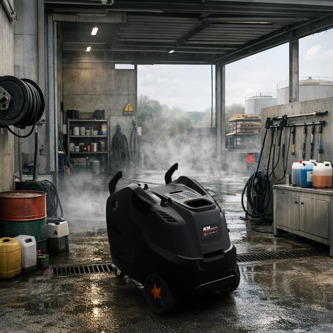 comet様 The new generation of Comet hot water pressure washers